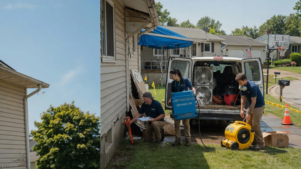 Ceiling Leak Cleanup in Pettisville, OH near me