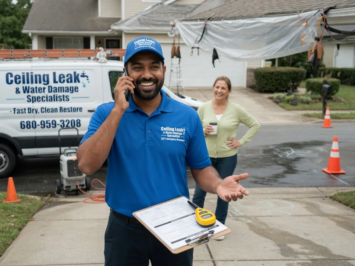 Ceiling Leak Cleanup Pettisville, OH FAQs
